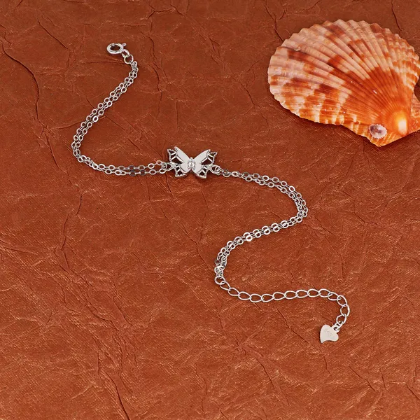 Butterfly_Double_Chain_Bracelet_Silver_925