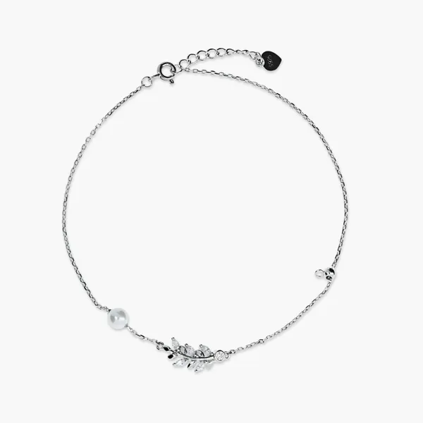 Pearl_Leaf_Bracelet_Silver_925