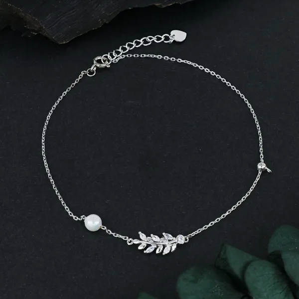 Pearl_Leaf_Bracelet_Silver_925