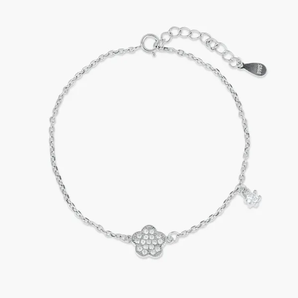 Floral_Crystal_Bracelet_Silver_925