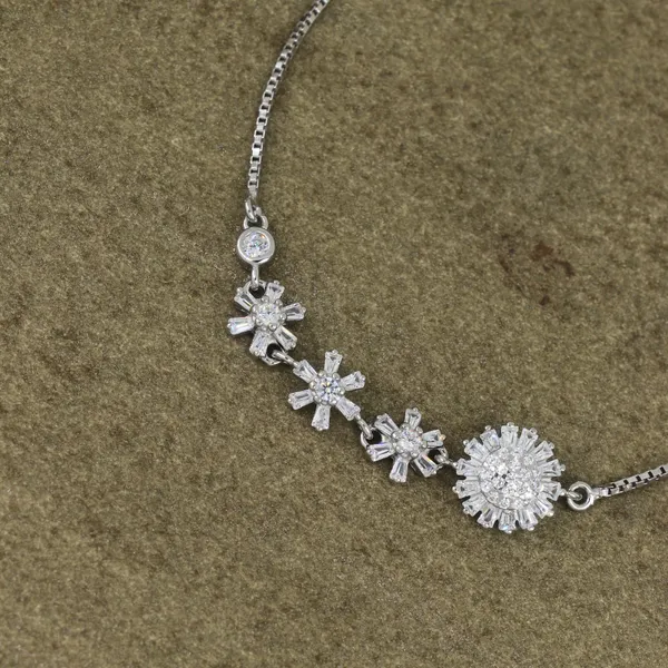 Snowflake_Crystal_Anklet_Silver_925