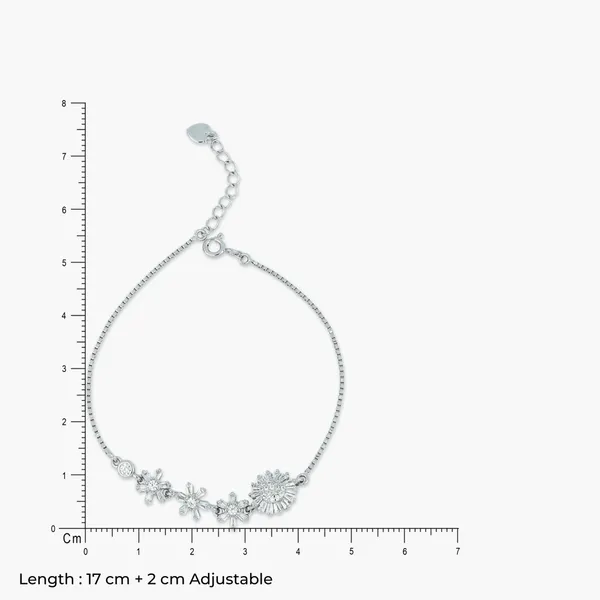 Snowflake_Crystal_Anklet_Silver_925