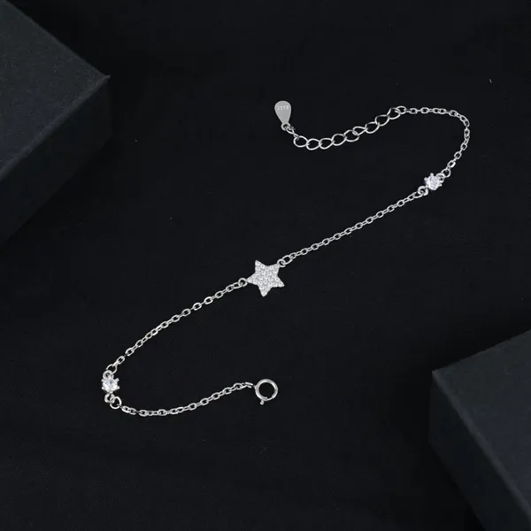 Crystal_Star_Anklet_Silver_925