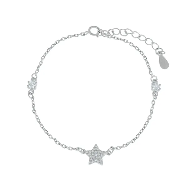 Crystal_Star_Anklet_Silver_925