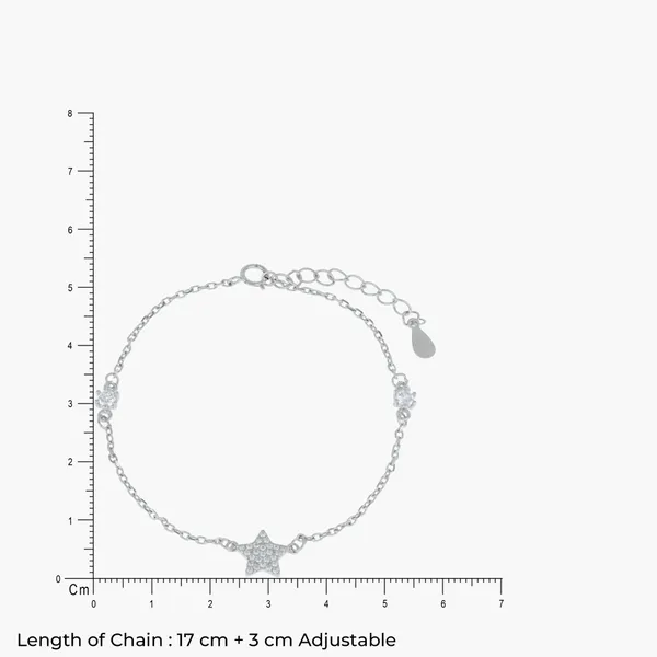 Crystal_Star_Anklet_Silver_925