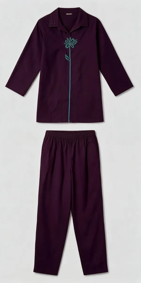 Purple_Cotton_Relaxed_Floral_Embroidered_Co-Ord_Set_For_Women