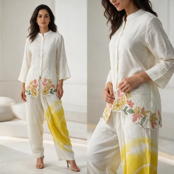 Off_White_Muslin_Relaxed_Floral_Embroidered_Tie-Dye_Co-Ord_Set_For_Women