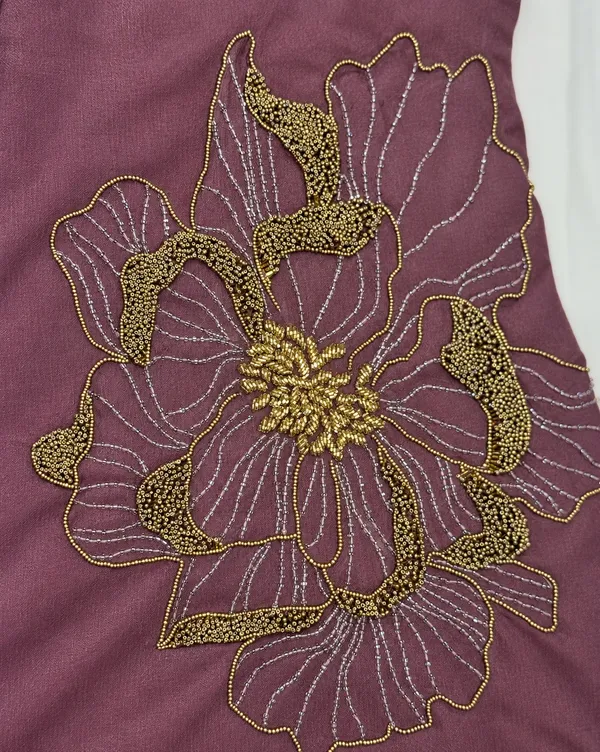 Deep_Burgundy_Chinon_Relaxed_Embroidered_Co-Ord_Set_With_Palazzo_Pants_For_Women