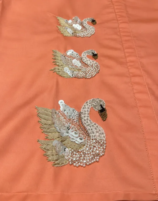 Orange_Cotton_Relaxed_Swan_Embroidered_Co-Ord_Set_For_Women