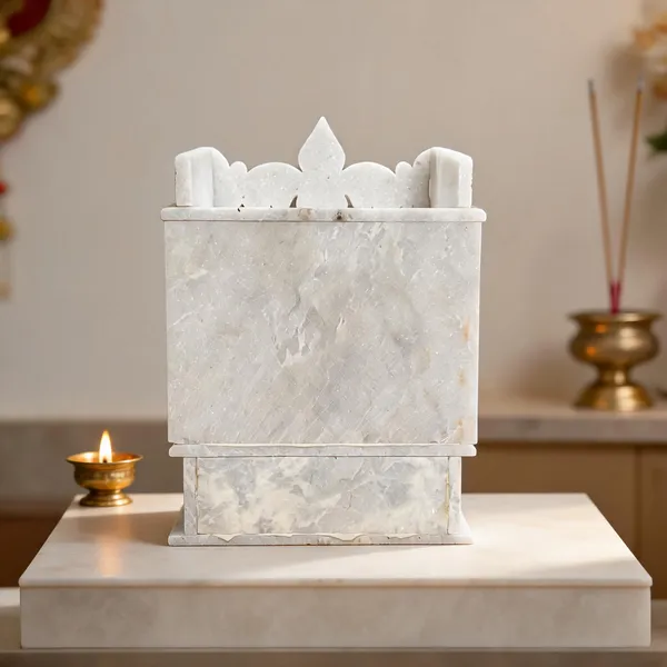 White_Marble_Carved_Pillar_Design_Pooja_Mandir