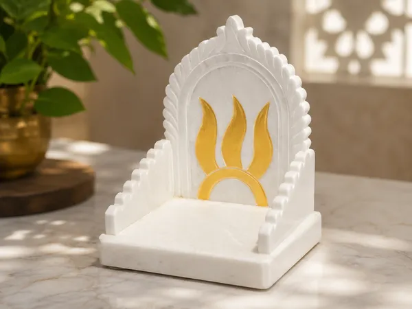 White_Marble_Carved_Sun_Motif_Pooja_Mandir_Backpanel