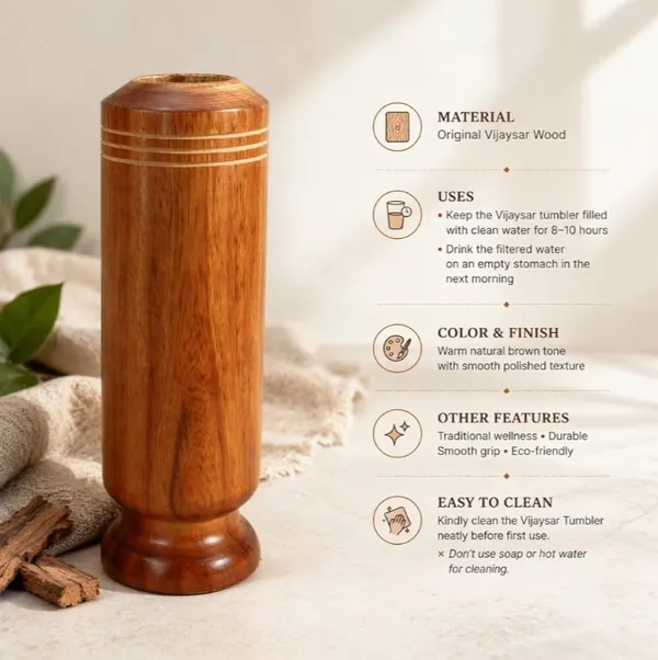 Wooden_Cylindrical_Decorative_Vase