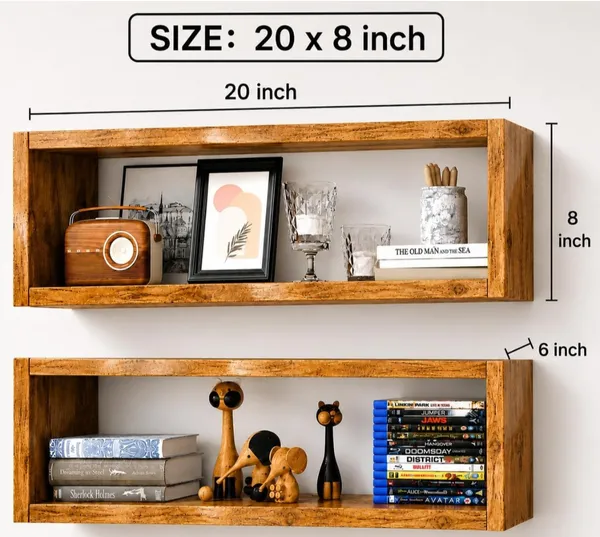 Mango_Wood_Natural_Finish_Floating_Wall_Shelves