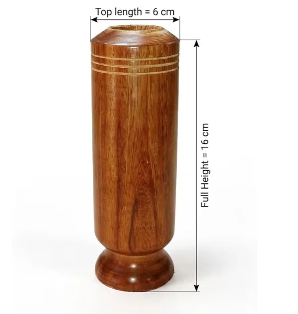 Wooden_Cylindrical_Decorative_Vase