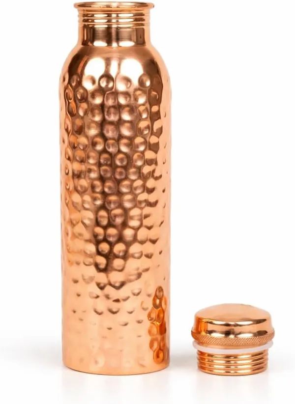 Copper_Hammered_Finish_Water_Bottle