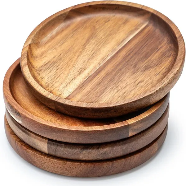 Acacia_Wood_Round_Serving_Plates_Set_Of_4