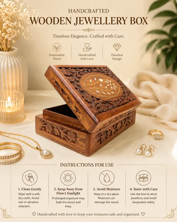Handcrafted_Wooden_Floral_Carved_Jewellery_Box