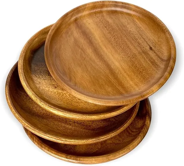 Acacia_Wood_Round_Serving_Plates_Set_Of_4