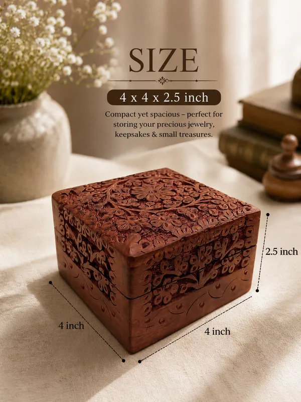 Wooden_Hand_Carved_Floral_Square_Jewellery_Box_-_Pack_of_2