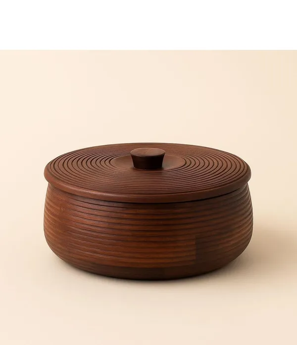 Wooden_Handcrafted_Round_Serving_Bowl_With_Lid