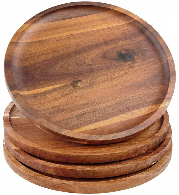 Acacia_Wood_Round_Serving_Plates_Set_Of_4