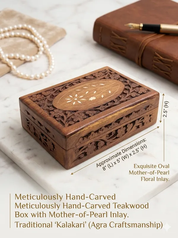 Handcrafted_Wooden_Floral_Carved_Jewellery_Box