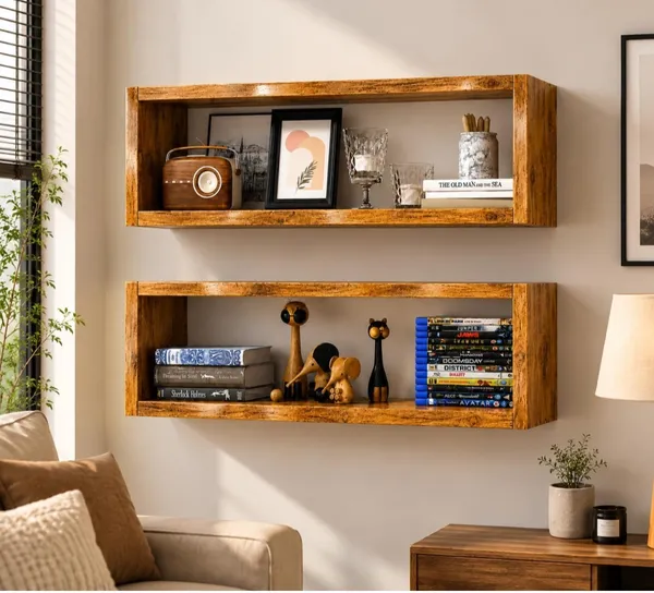 Mango_Wood_Natural_Finish_Floating_Wall_Shelves