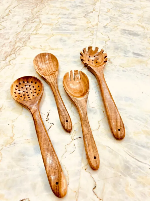 Wooden_Handcrafted_Kitchen_Utensil_Set_Of_4