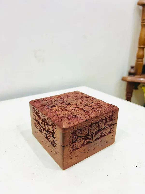 Wooden_Hand_Carved_Floral_Square_Jewellery_Box_-_Pack_of_2