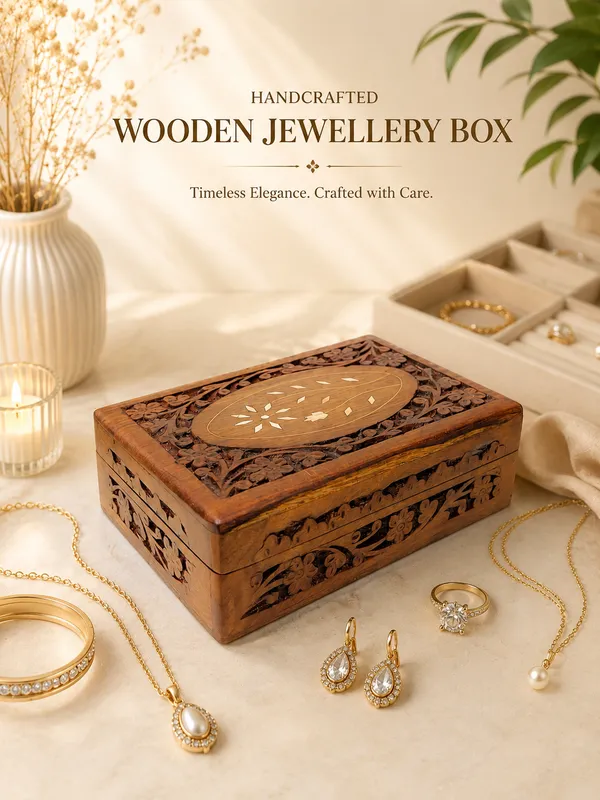 Handcrafted_Wooden_Floral_Carved_Jewellery_Box