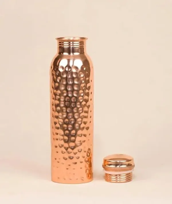 Copper_Hammered_Finish_Water_Bottle