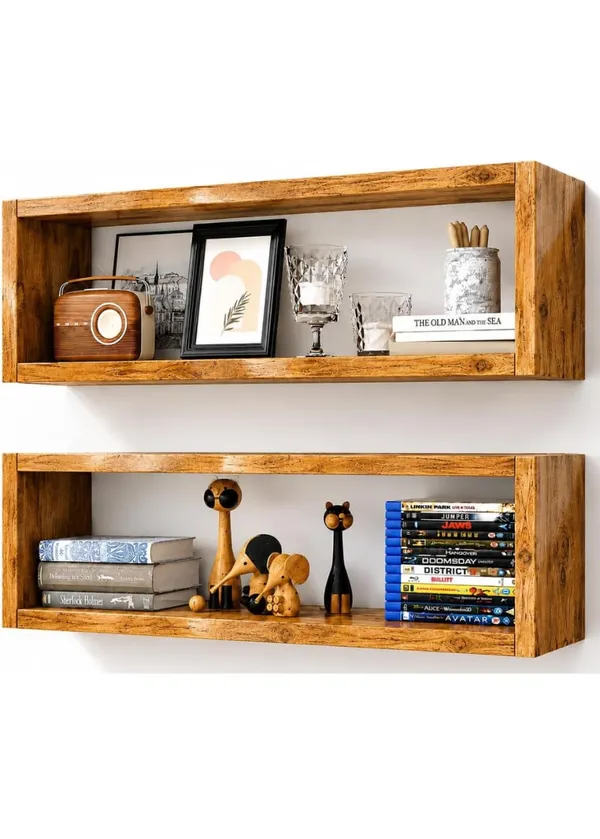 Mango_Wood_Natural_Finish_Floating_Wall_Shelves