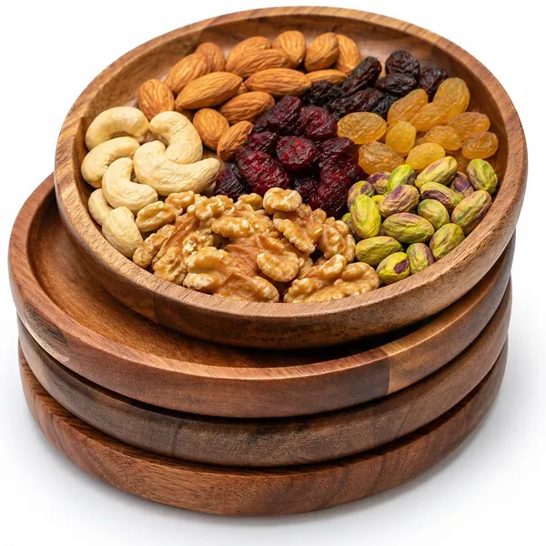 Acacia_Wood_Round_Serving_Plates_Set_Of_4
