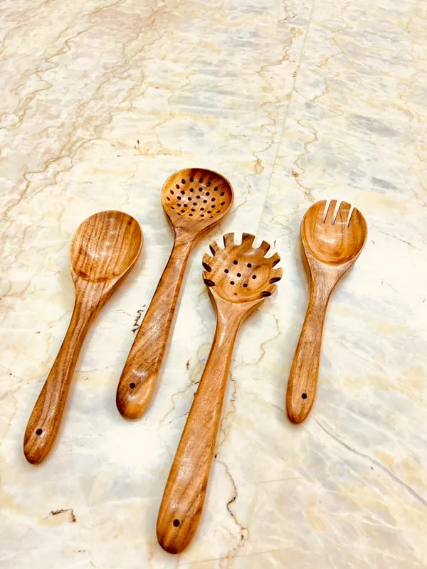 Wooden_Handcrafted_Kitchen_Utensil_Set_Of_4