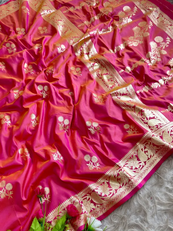 Pink_Narayani_Silk_Banarasi_Zari_Floral_Saree_For_Women