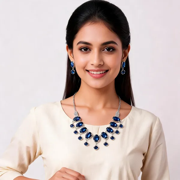 Blue_Crystal_Bib-Style_Statement_Necklace_Set_For_Women