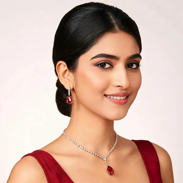 Red_Ruby_Crystal_Teardrop_Pendant_Necklace_Set_For_Women