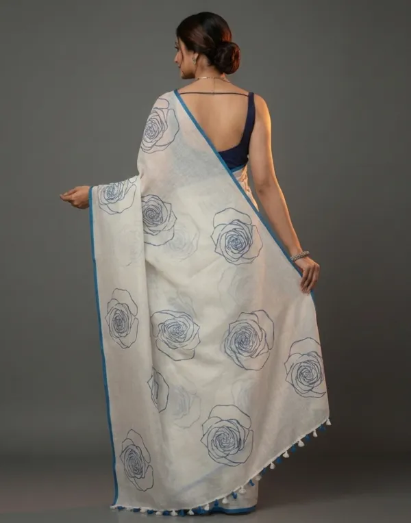 off-white_(or_ivory)_linen-cotton_blend_saree