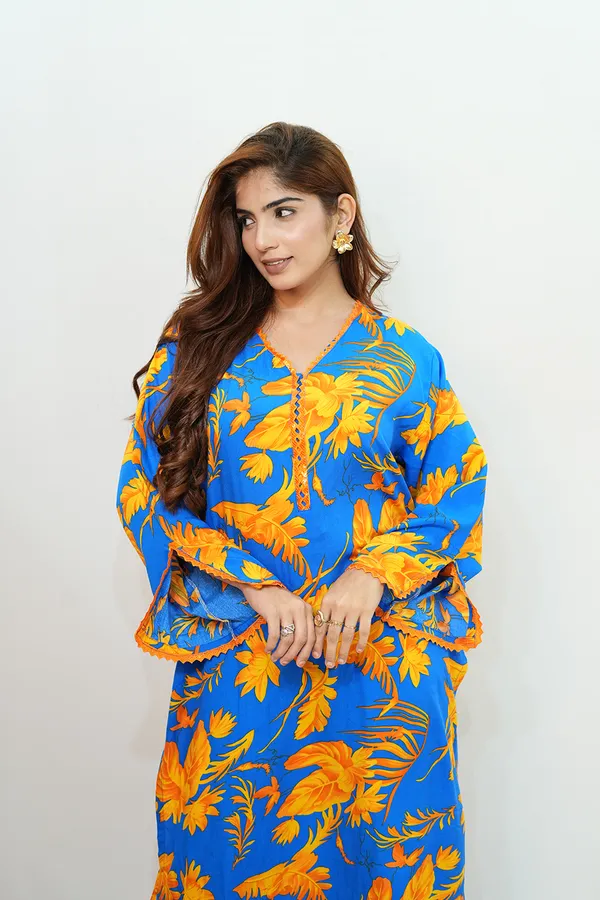 Yellow_Blue_Viscose_Rayon_Co_Ords_Set_For_Women
