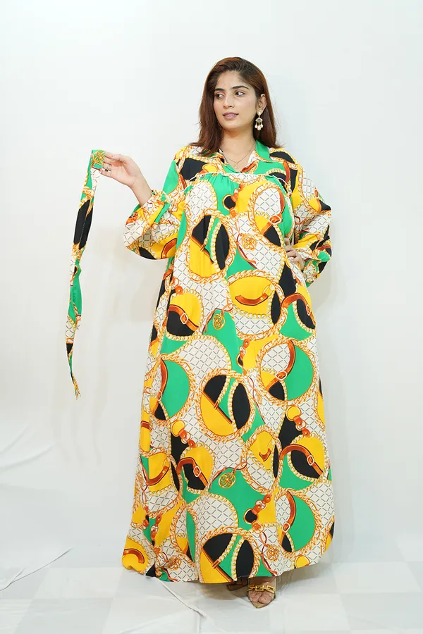 Multicolour_Viscose_Rayon_Gown_For_Women