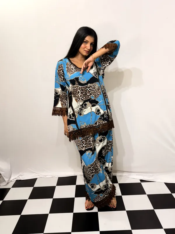 Multicolour_Viscose_Rayon_Printed_Lace_Trim_Co_Ords_Set_For_Women