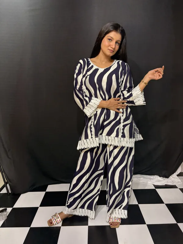 Black_White_Viscose_Rayon_Zebra_Print_Co_Ords_Set_For_Women