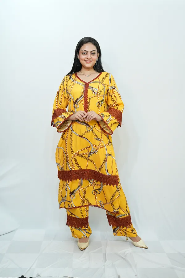 Yellow_Viscose_Rayon_Co_Ords_Set_For_Women