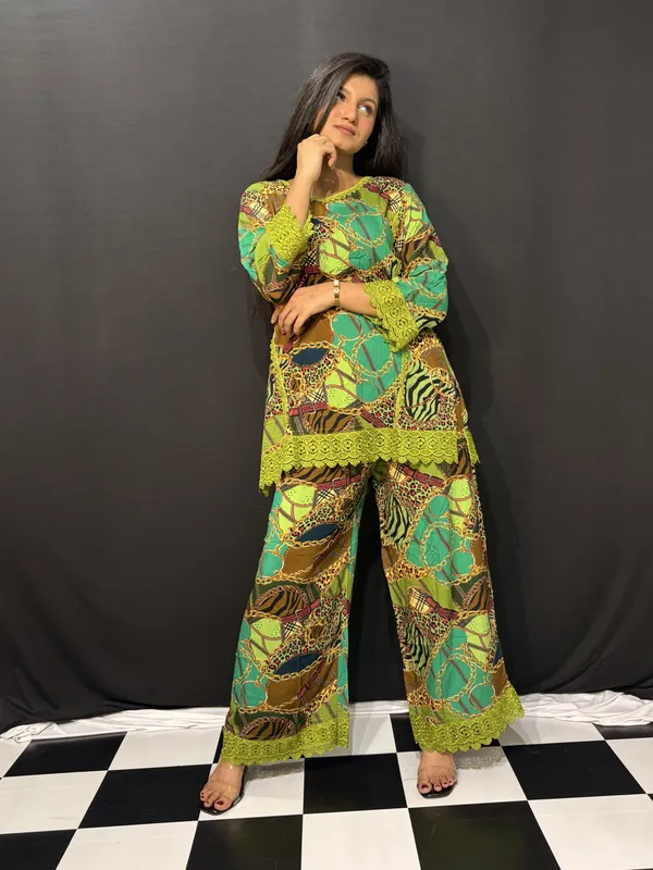 Multicolour_Viscose_Rayon_Printed_Lace_Trim_Co_Ords_Set_For_Women