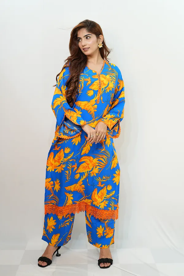 Yellow_Blue_Viscose_Rayon_Co_Ords_Set_For_Women