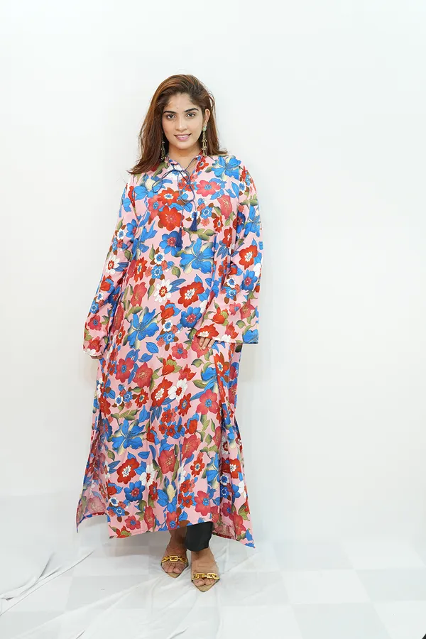Multicolour_Viscose_Rayon_Gown_For_Women