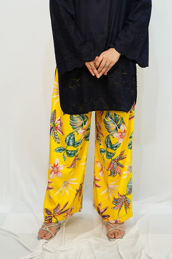 Blue_Yellow_Viscose_Rayon_Chikankari_Co_Ords_Set_For_Women