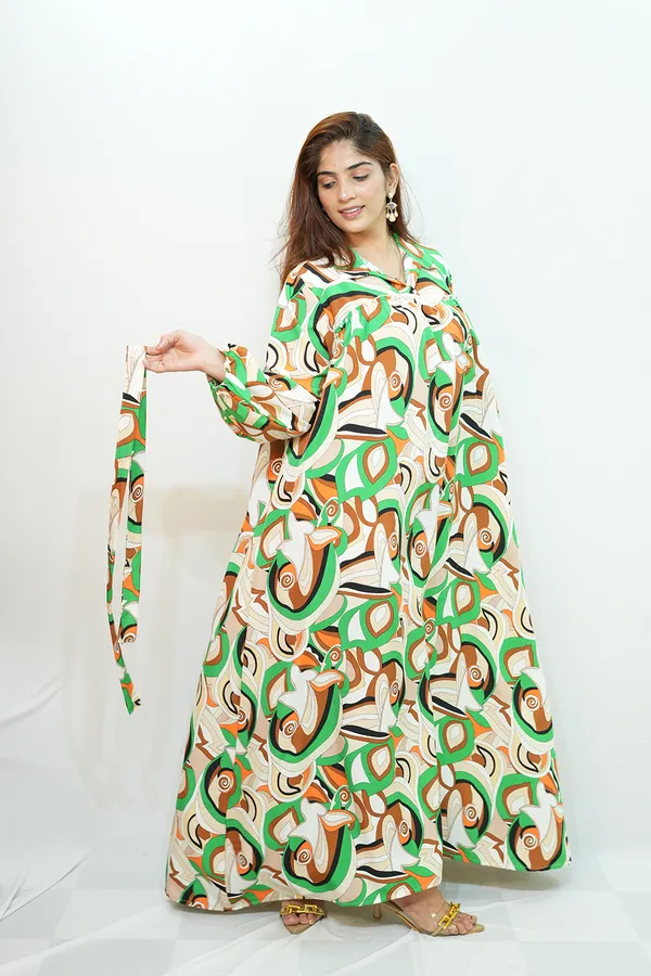 Multicolour_Viscose_Rayon_Gown_For_Women