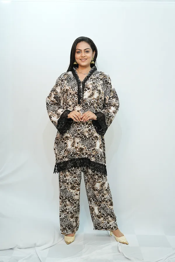 White_Black_Viscose_Rayon_Printed_Co_Ords_Set_For_Women
