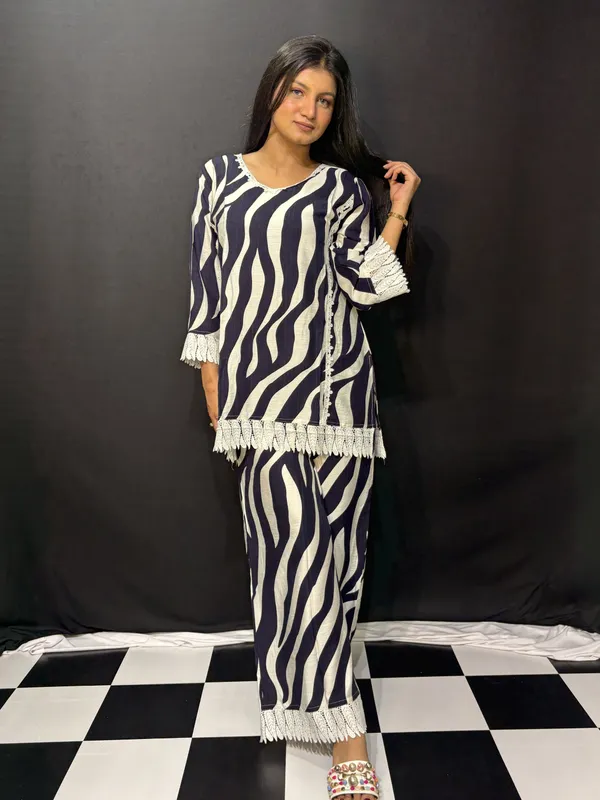 Black_White_Viscose_Rayon_Zebra_Print_Co_Ords_Set_For_Women